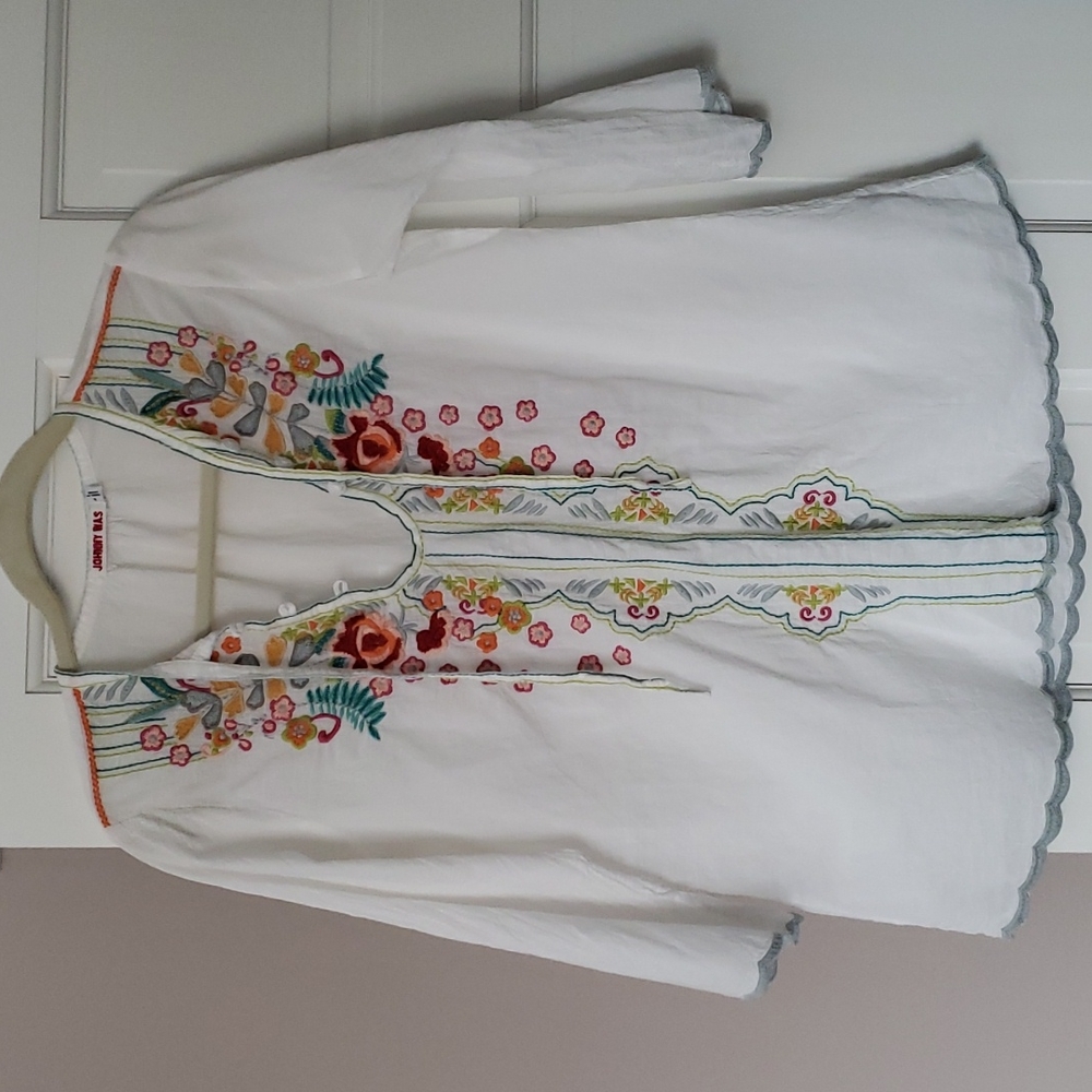 Johnny Was summer blouse.